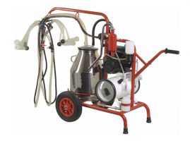 Dual goat milking machine